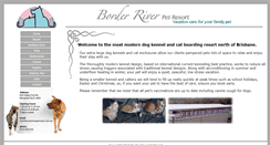 Desktop Screenshot of borderriverpetresort.com.au